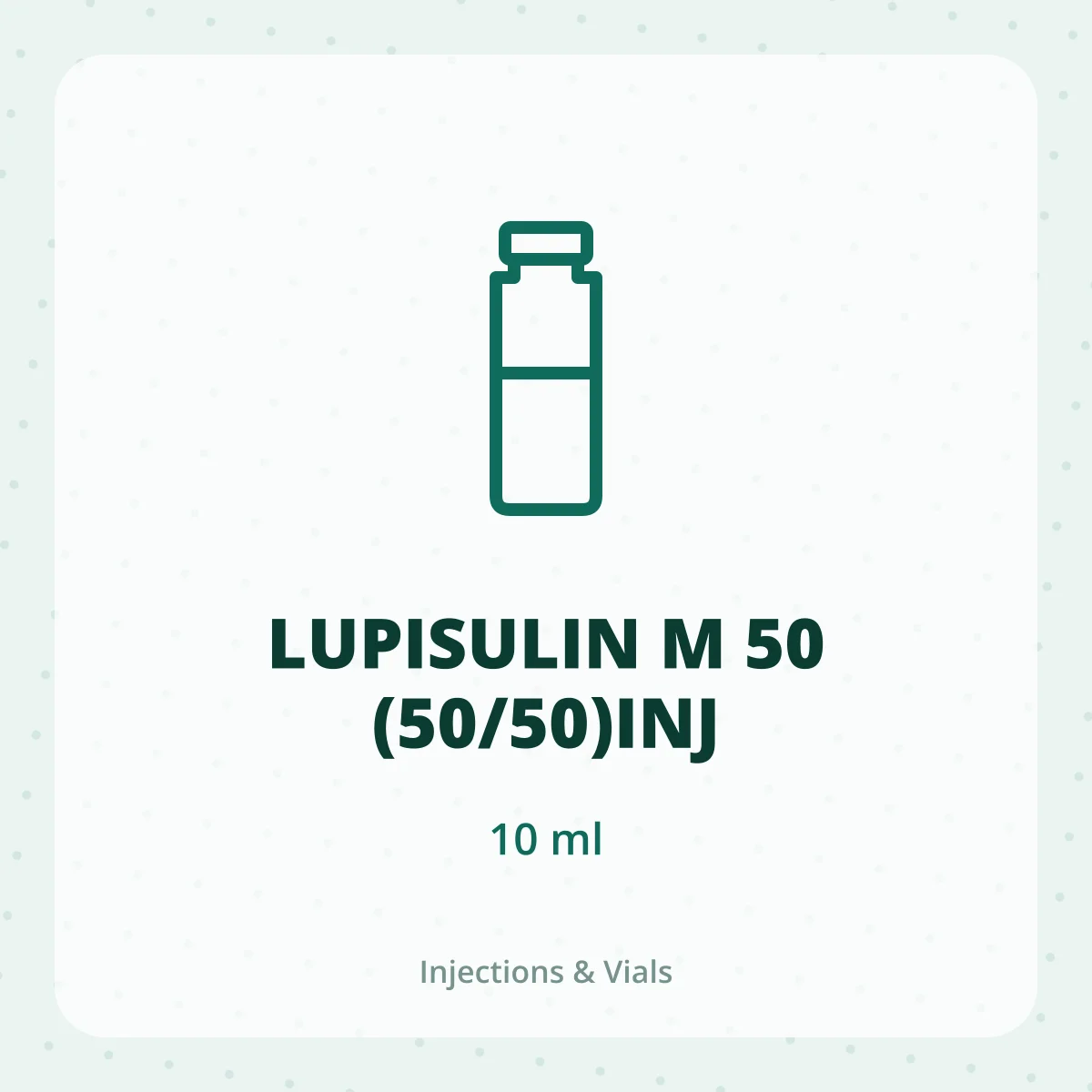 LUPISULIN M 50 (50/50)INJ 1X10ML