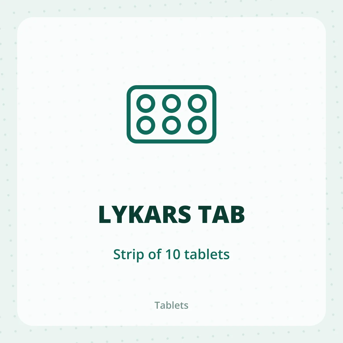 LYKARS TAB 1*10