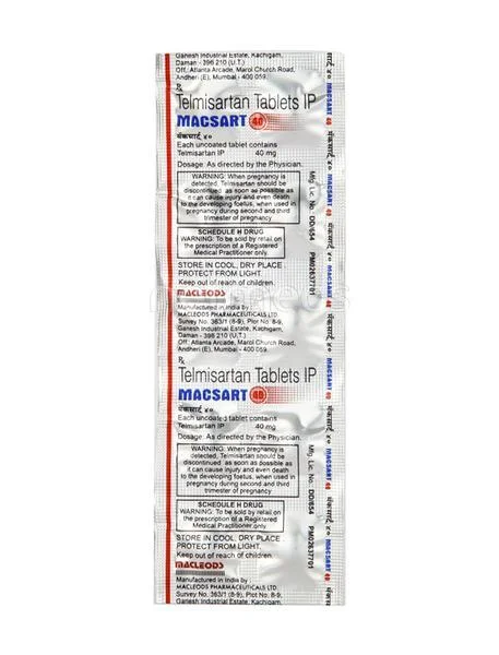 MACSART-40MG TAB 1X10