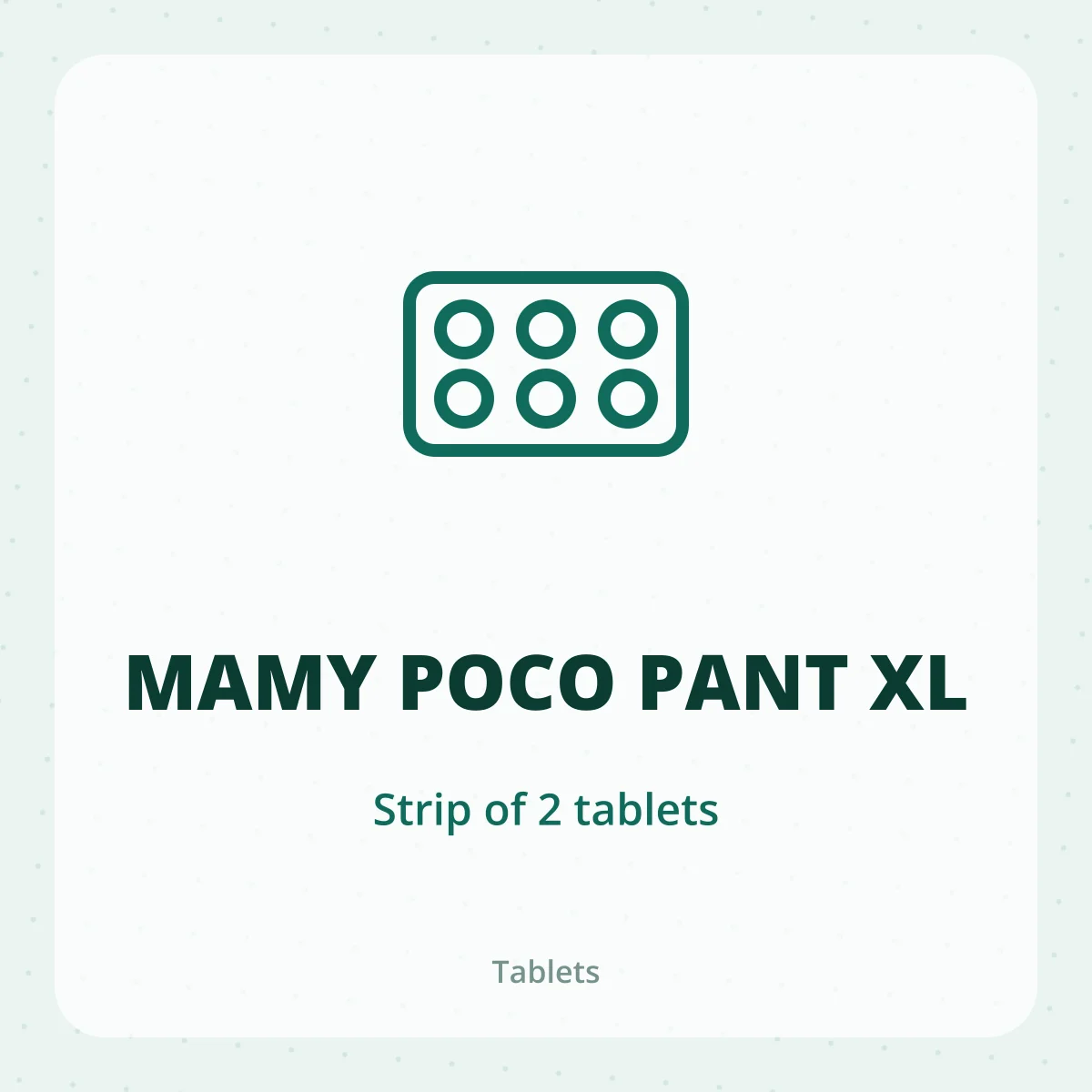 MAMY POCO PANT XL 1X2