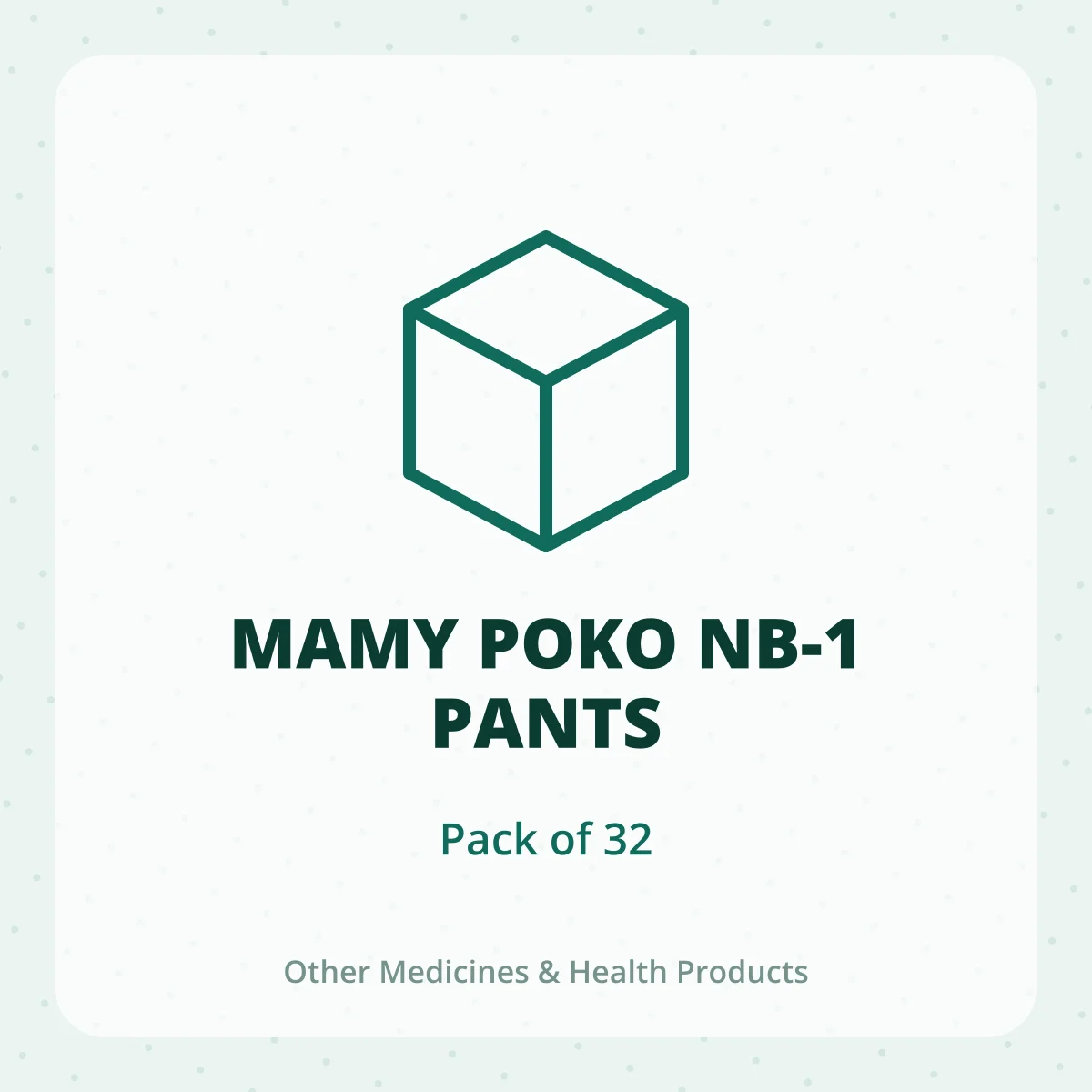 MAMY POKO NB-1 PANTS 1X32