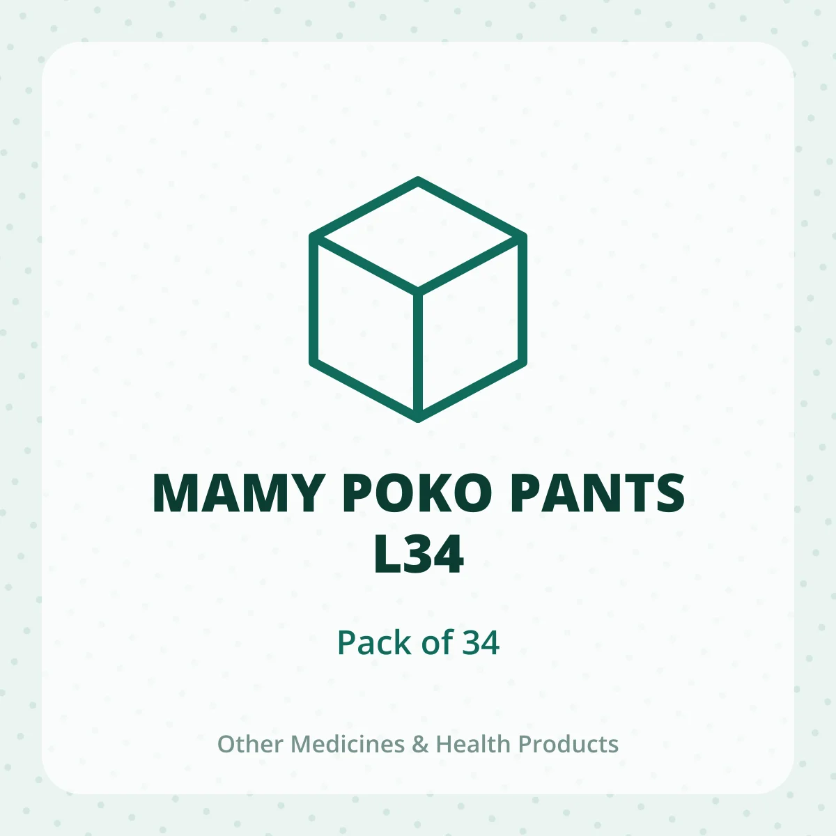 MAMY POKO PANTS L34 1X34