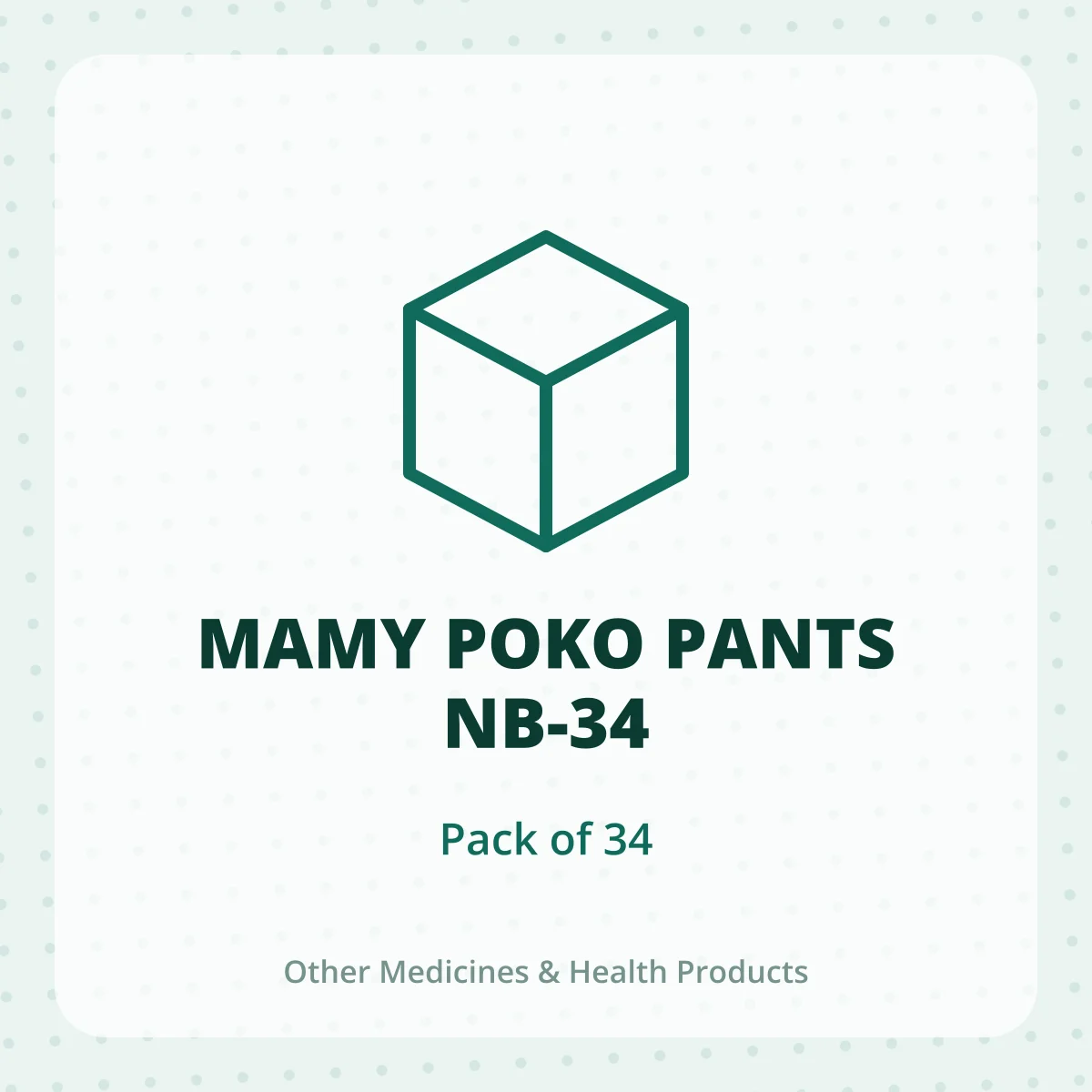 MAMY POKO PANTS NB-34 1X34