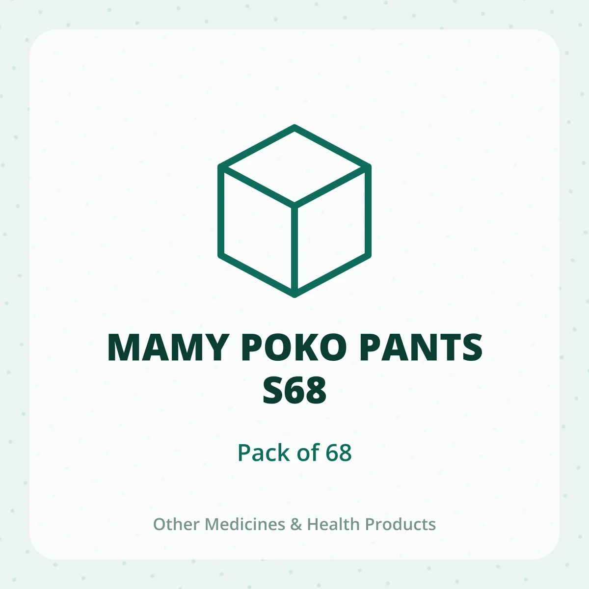 MAMY POKO PANTS S68 1X68