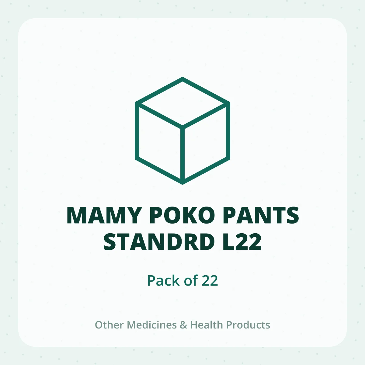 MAMY POKO PANTS STANDRD L22 1X22