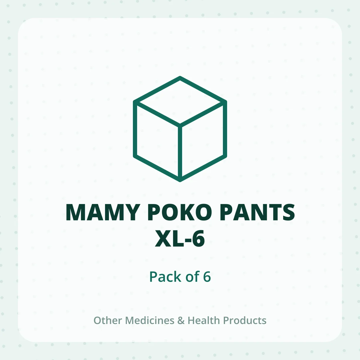 MAMY POKO PANTS XL-6 1X6