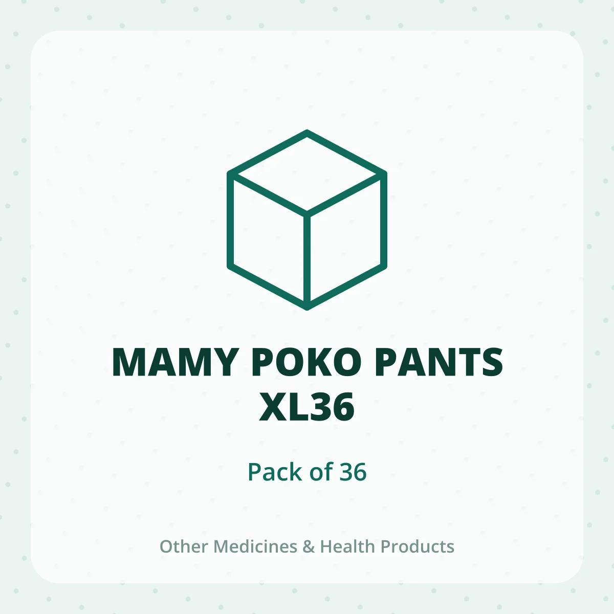 MAMY POKO PANTS XL36 1X36