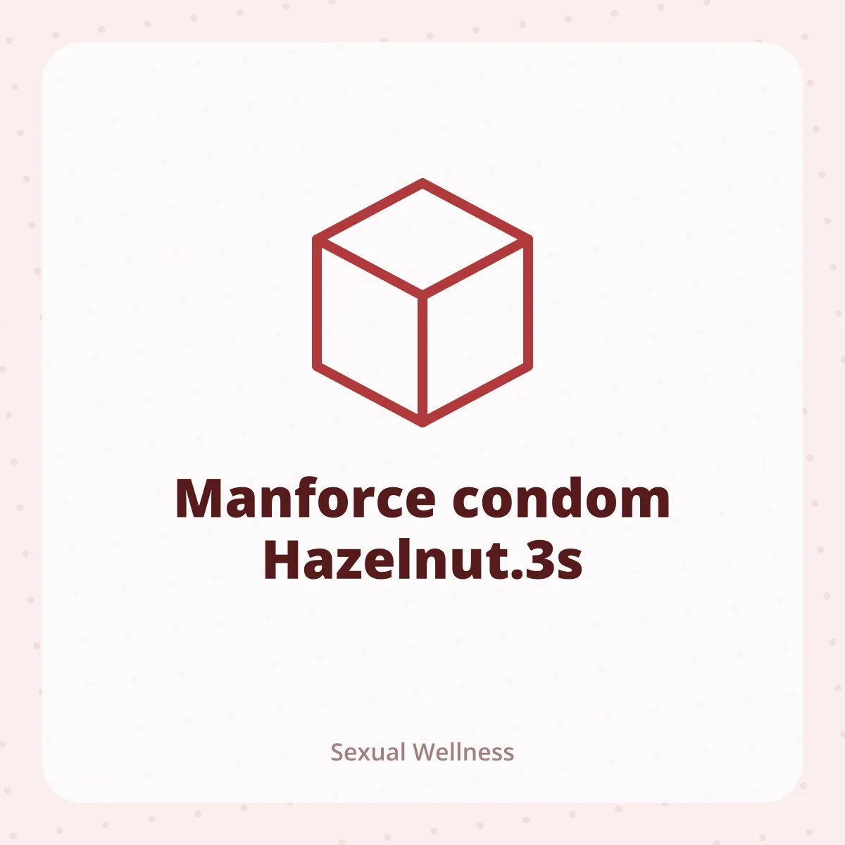 Manforce condom Hazelnut.3s
