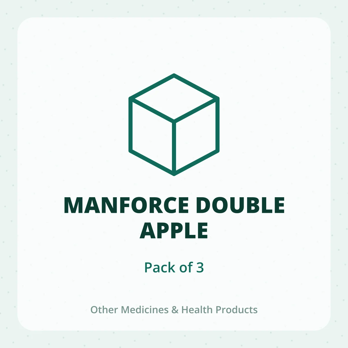 MANFORCE DOUBLE APPLE 1X3