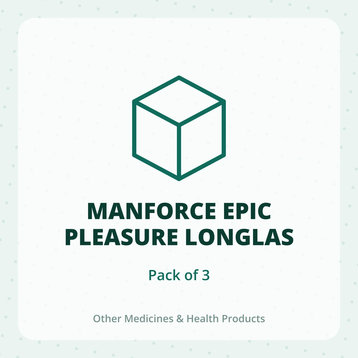 MANFORCE EPIC PLEASURE LONGLAS 1X3