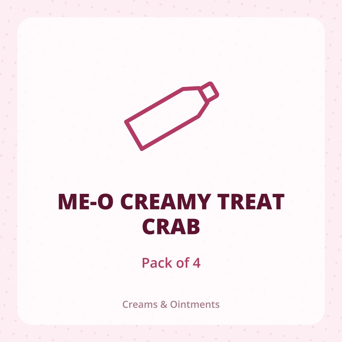 ME-O CREAMY TREAT CRAB 1X4
