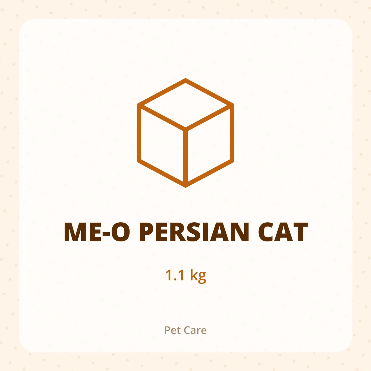 ME-O PERSIAN CAT 1X1.1 KG