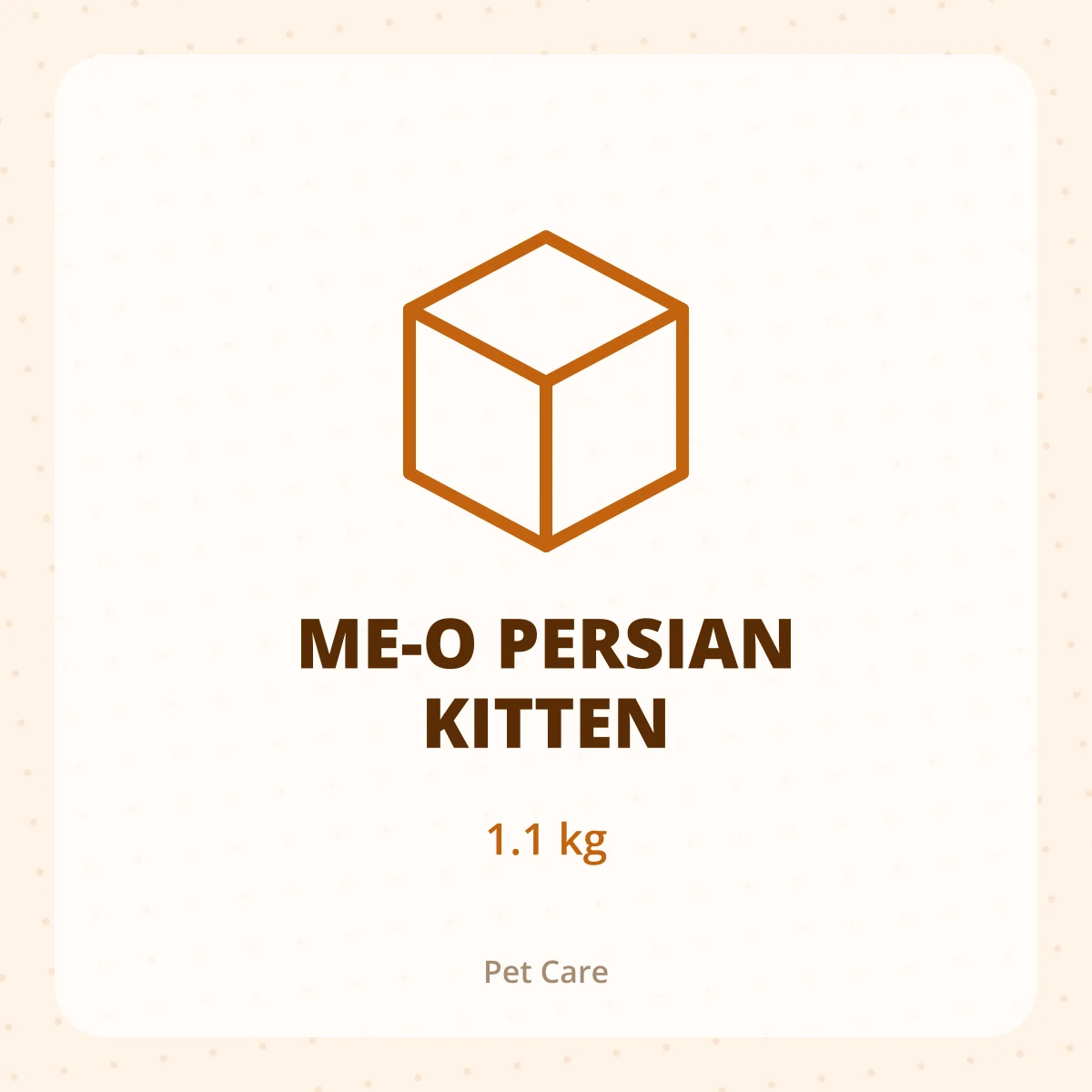 ME-O PERSIAN KITTEN 1X1.1KG