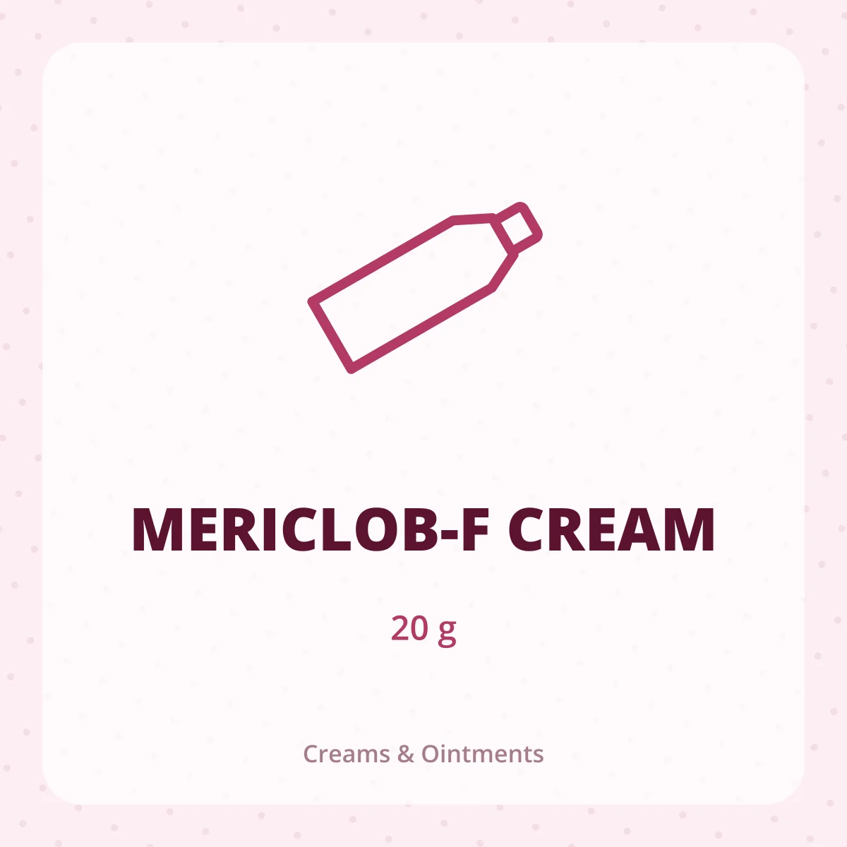 MERICLOB-F CREAM 1X20GM