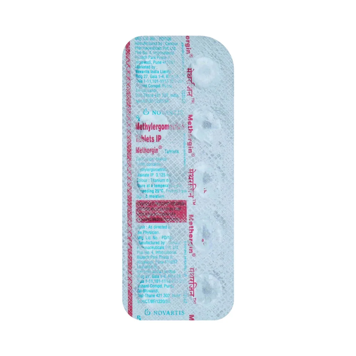 METHERGIN TAB 1X10