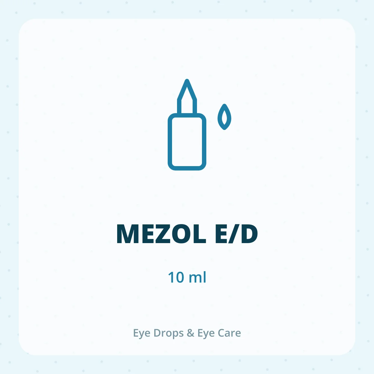 MEZOL E/D 1X10ML
