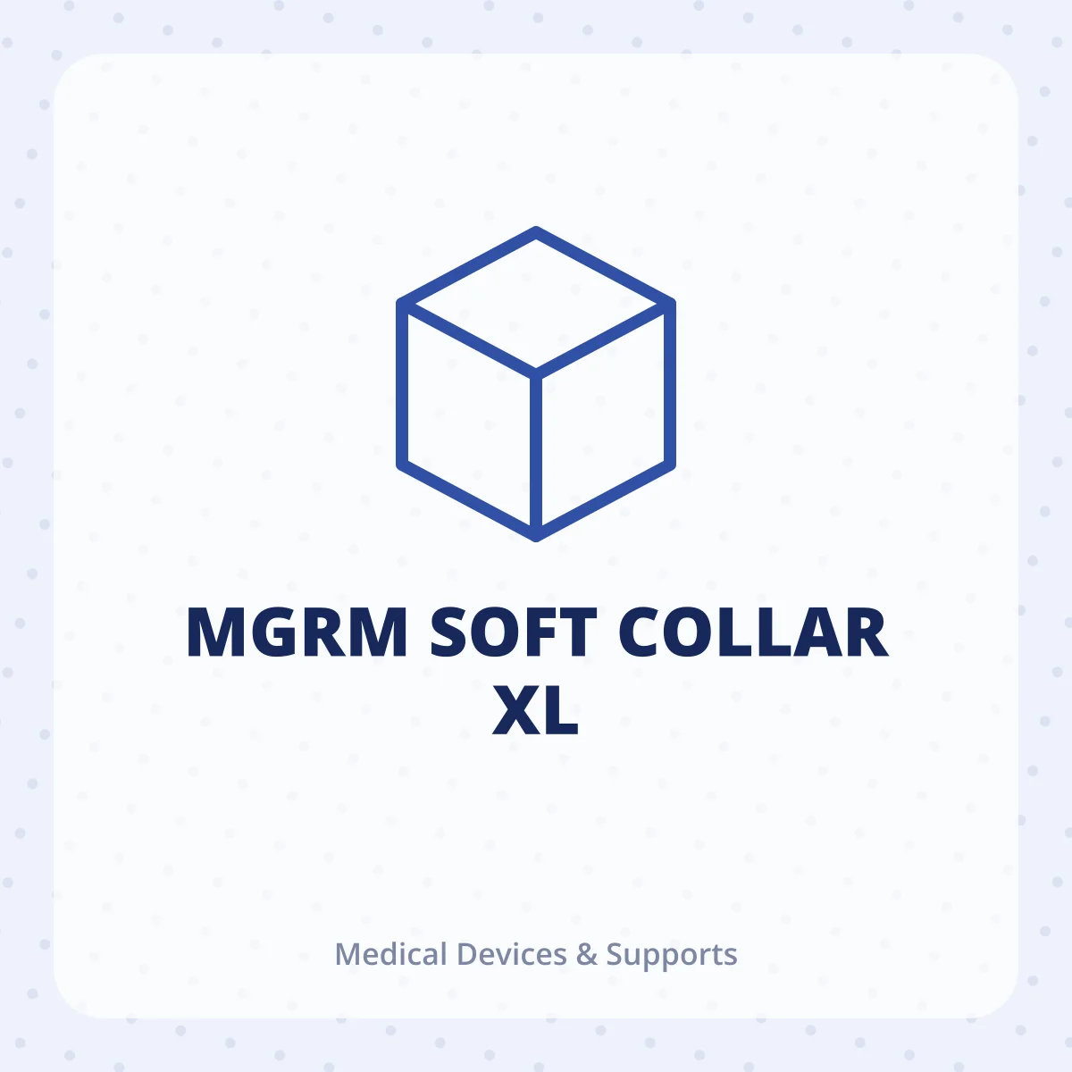 MGRM SOFT COLLAR XL 1X1