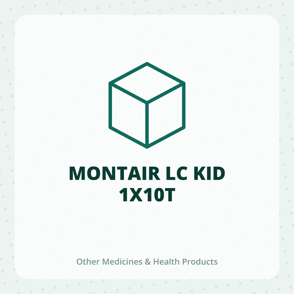 MONTAIR LC KID 1X10T