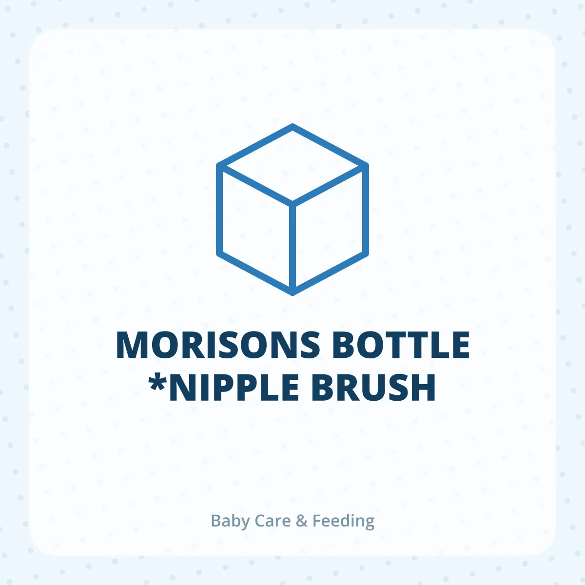 MORISONS BOTTLE *NIPPLE BRUSH 1X1