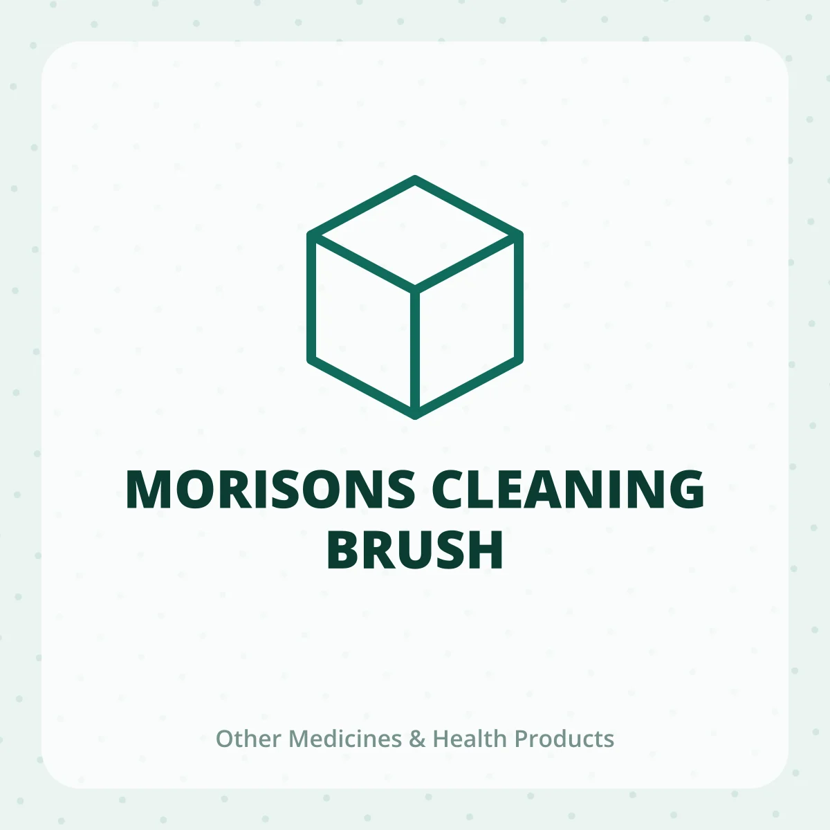 MORISONS CLEANING BRUSH 1X1