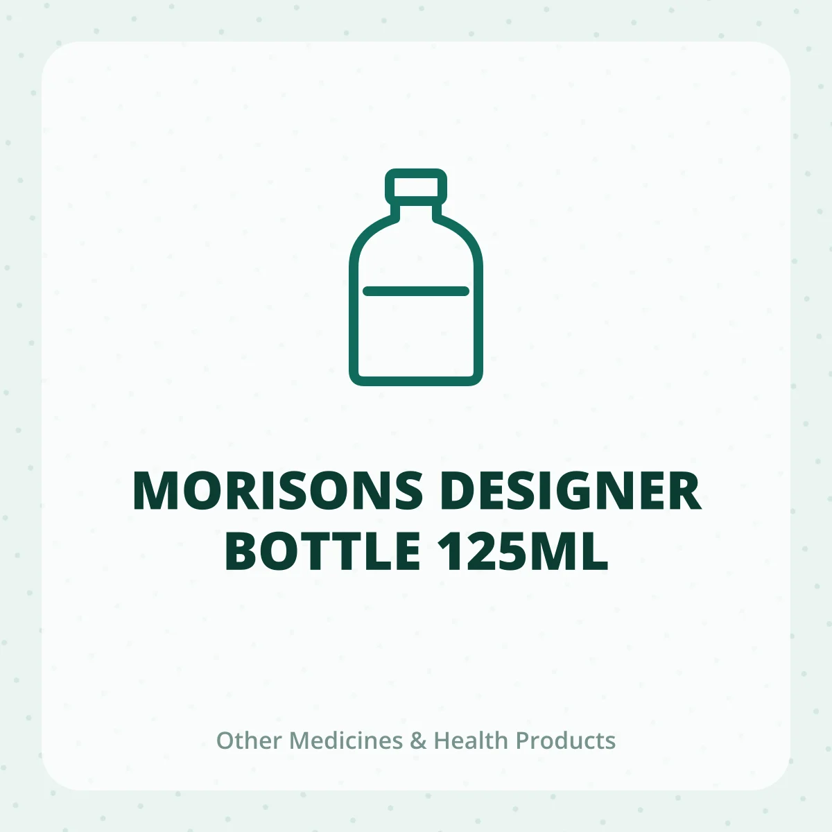 MORISONS DESIGNER BOTTLE 125ML