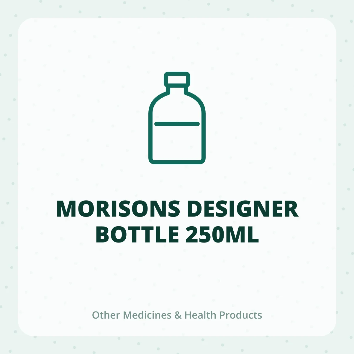 MORISONS DESIGNER BOTTLE 250ML