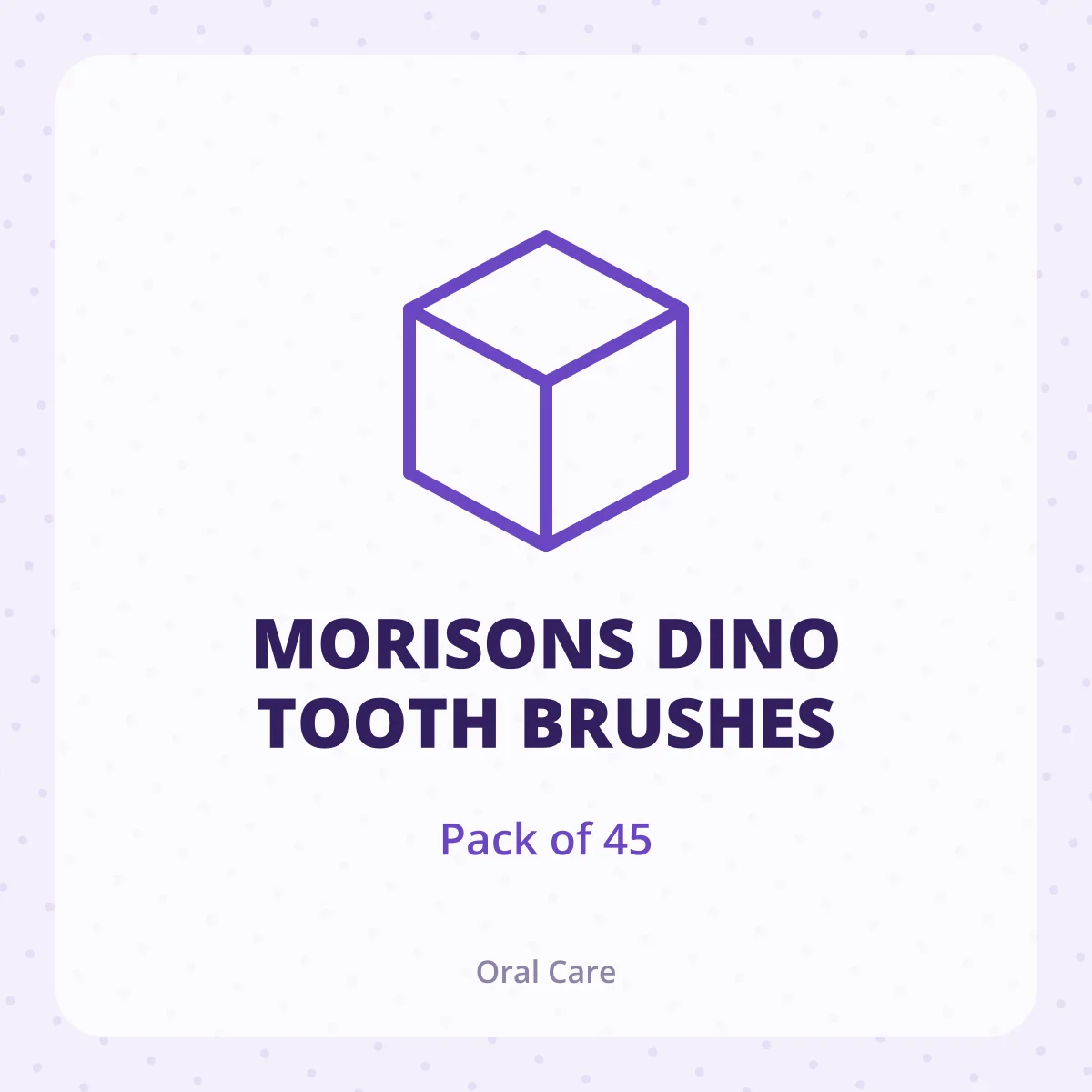 MORISONS DINO TOOTH BRUSHES 1*45