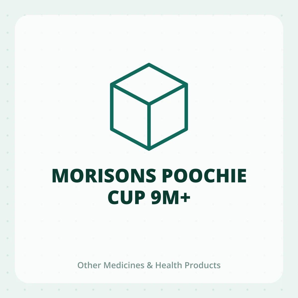 MORISONS POOCHIE CUP 9M+