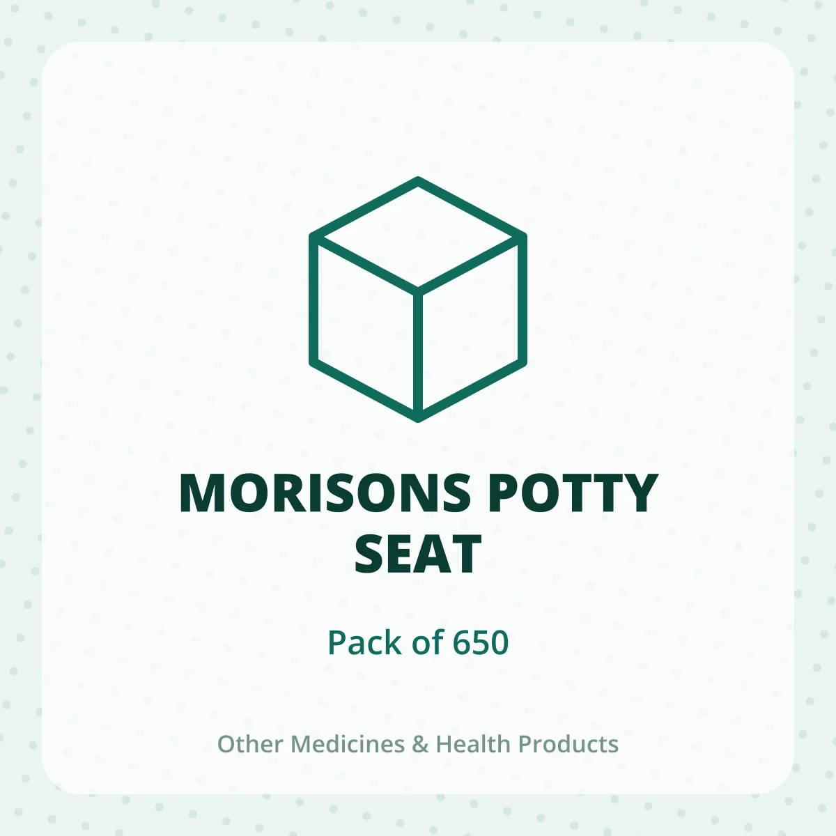 MORISONS POTTY SEAT 1*650