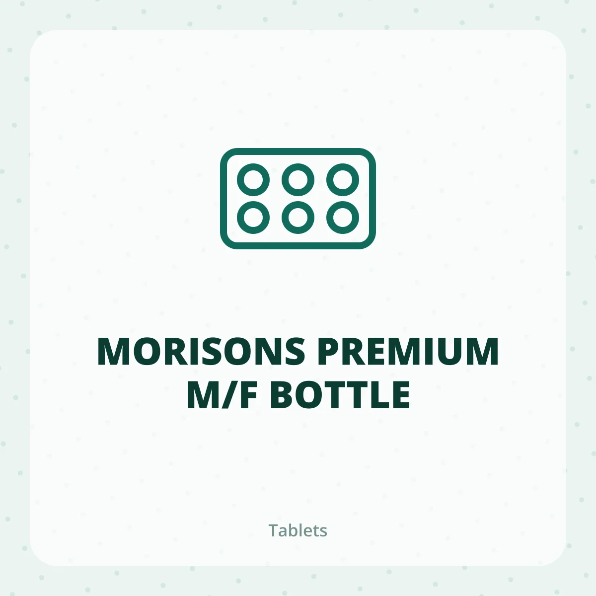 MORISONS PREMIUM M/F BOTTLE 1X1