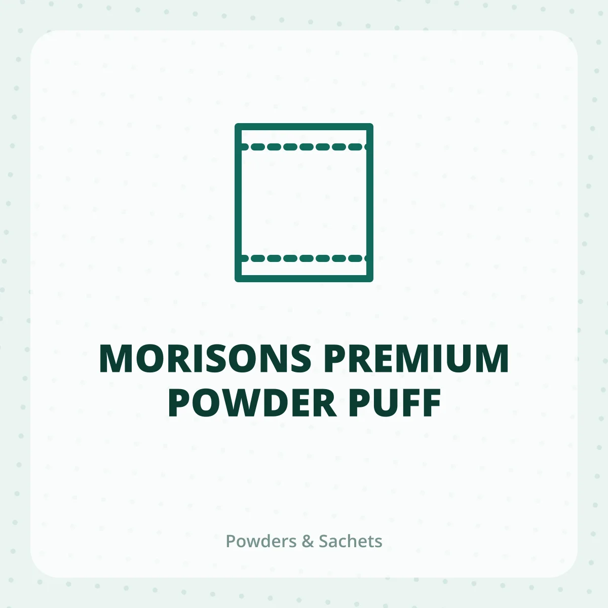 MORISONS PREMIUM POWDER PUFF 1*1