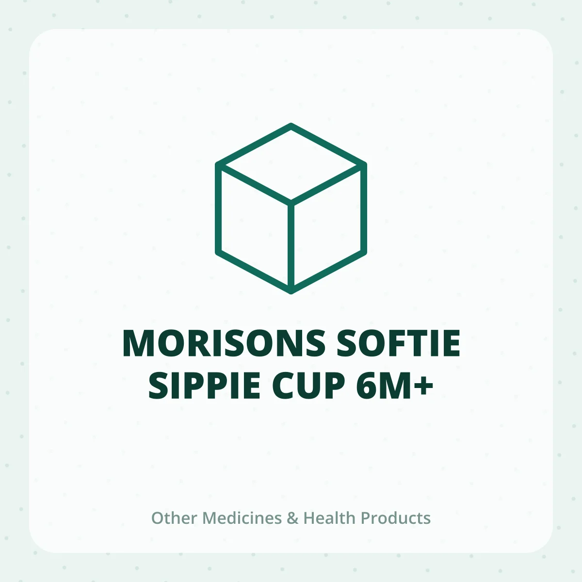 MORISONS SOFTIE SIPPIE CUP 6M+