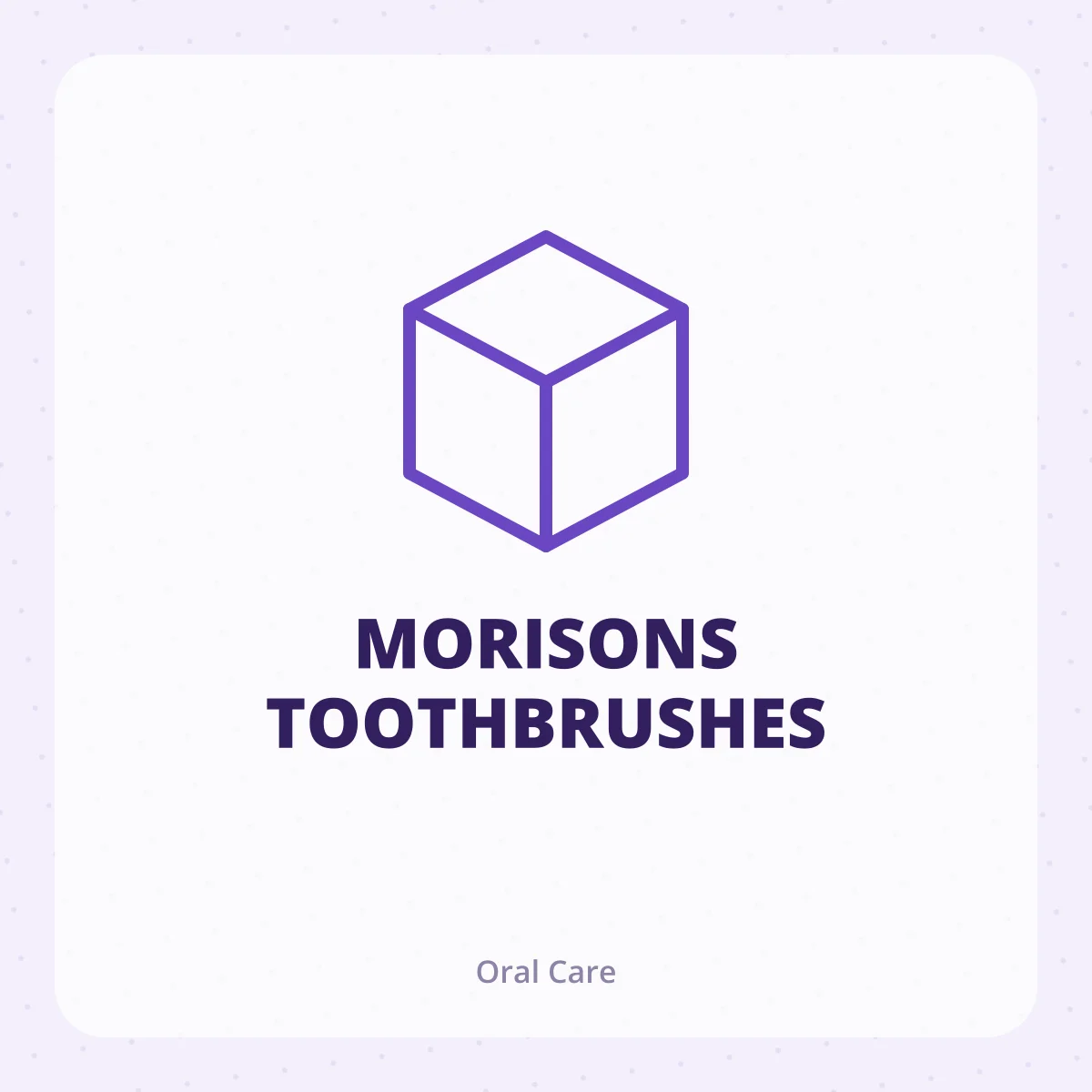 MORISONS TOOTHBRUSHES 1X1