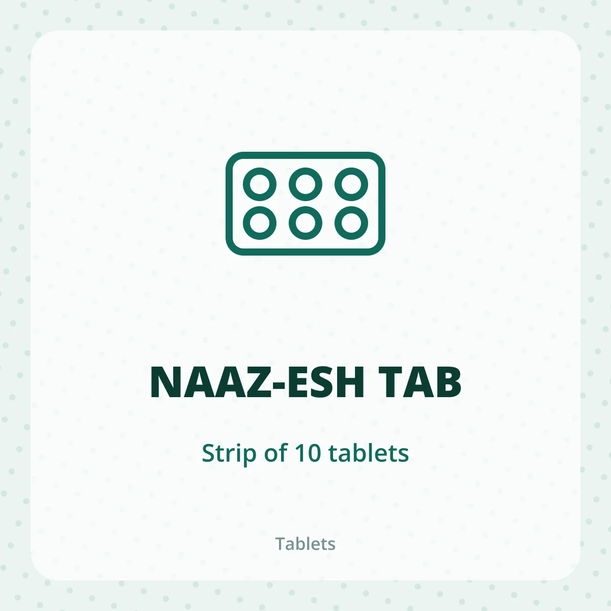 NAAZ-ESH TAB 1X10