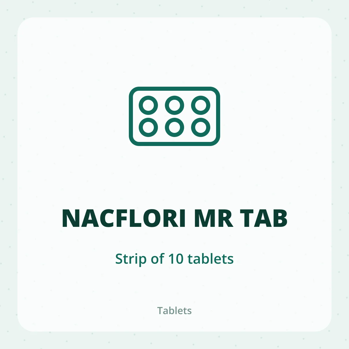 NACFLORI MR TAB 1X10