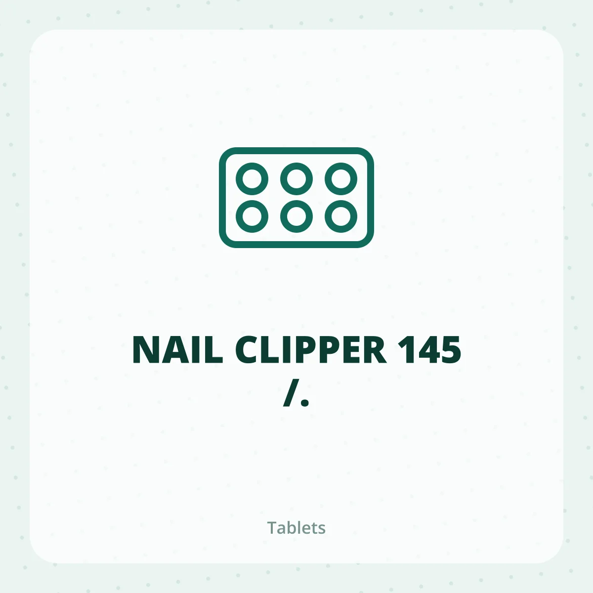 NAIL CLIPPER 145 /. 1*1
