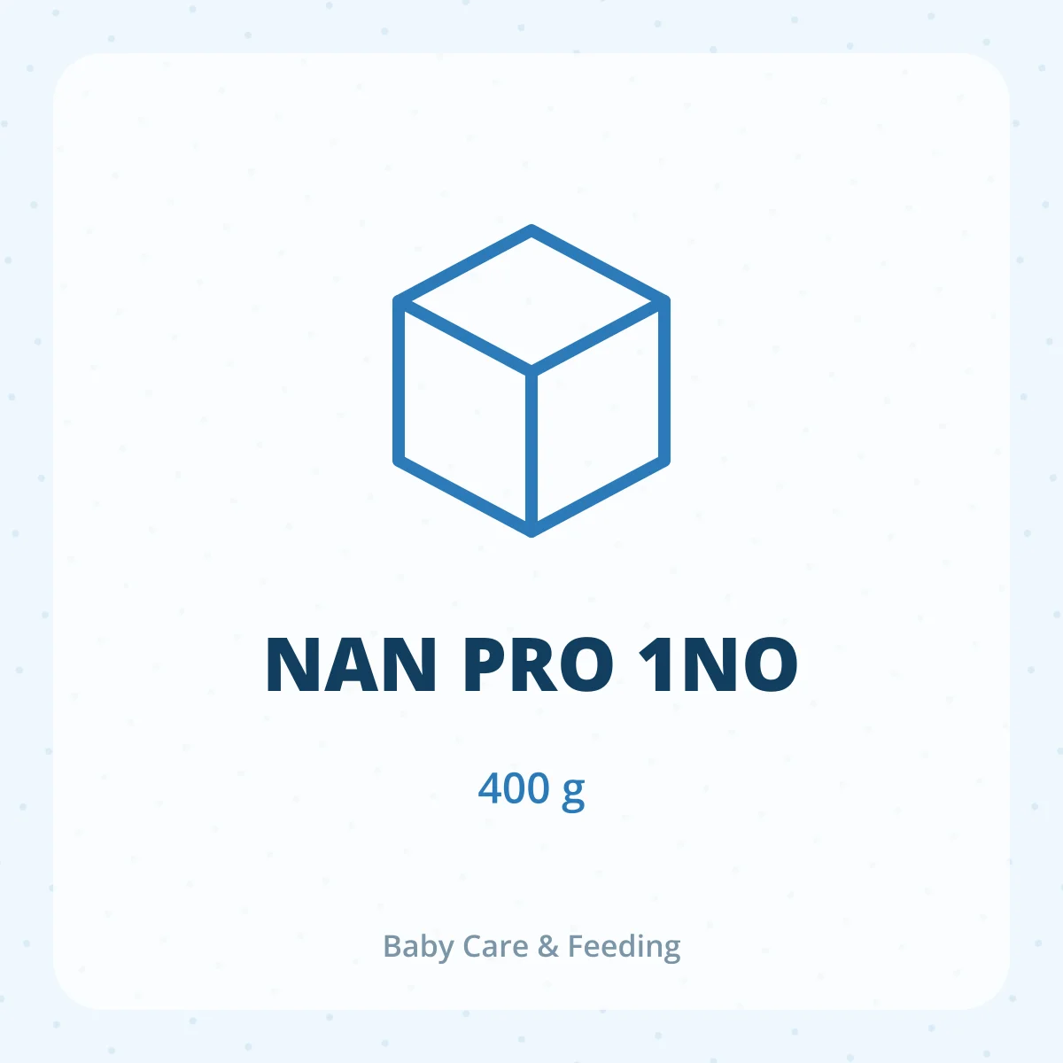 NAN PRO 1NO 1*400GM