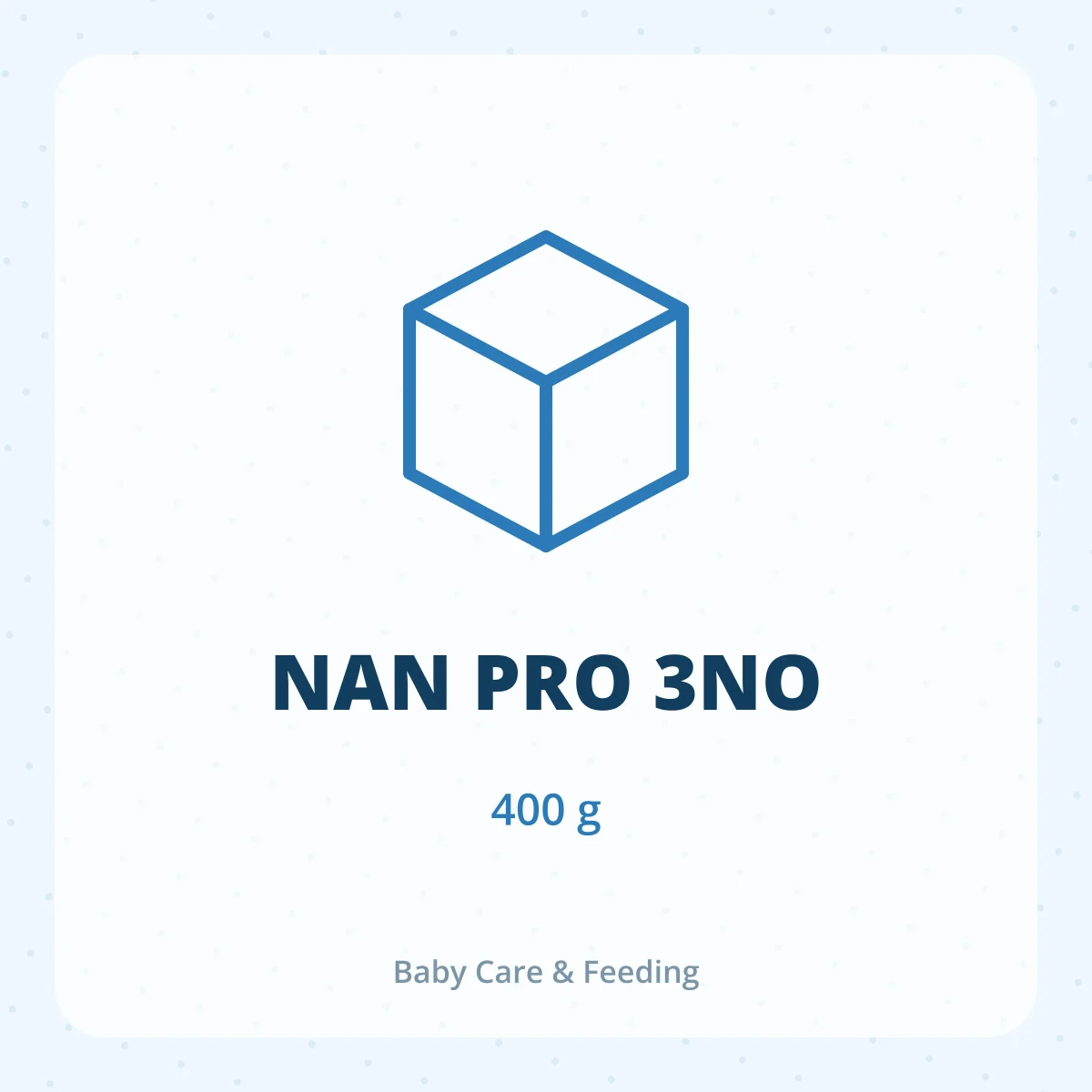 NAN PRO 3NO 1*400GM