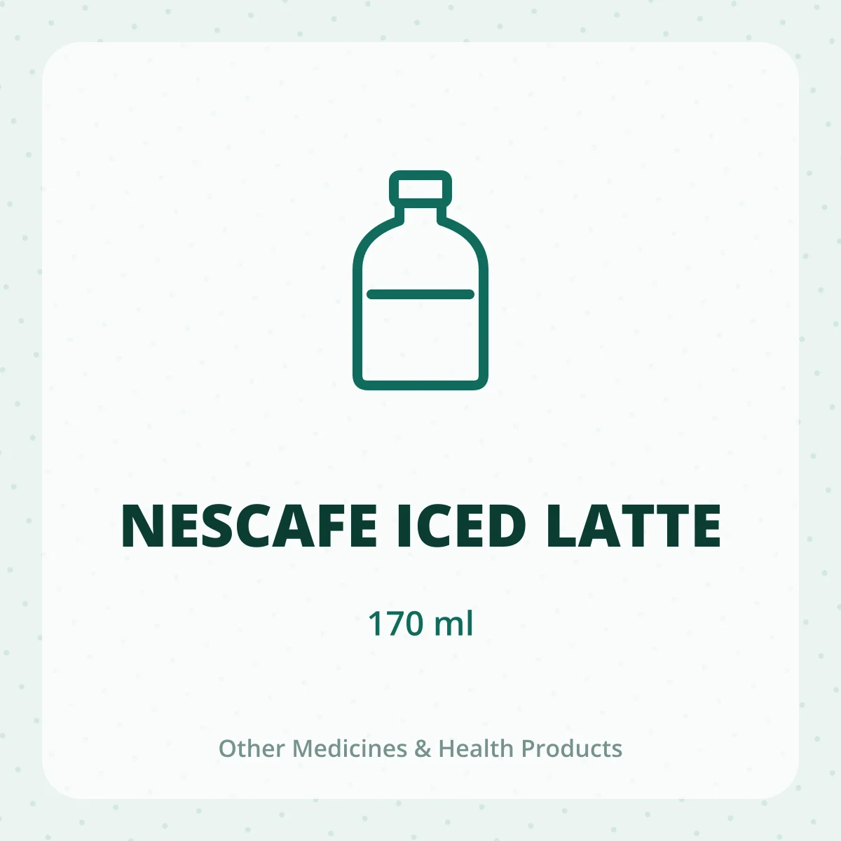 NESCAFE ICED LATTE 1X170ML