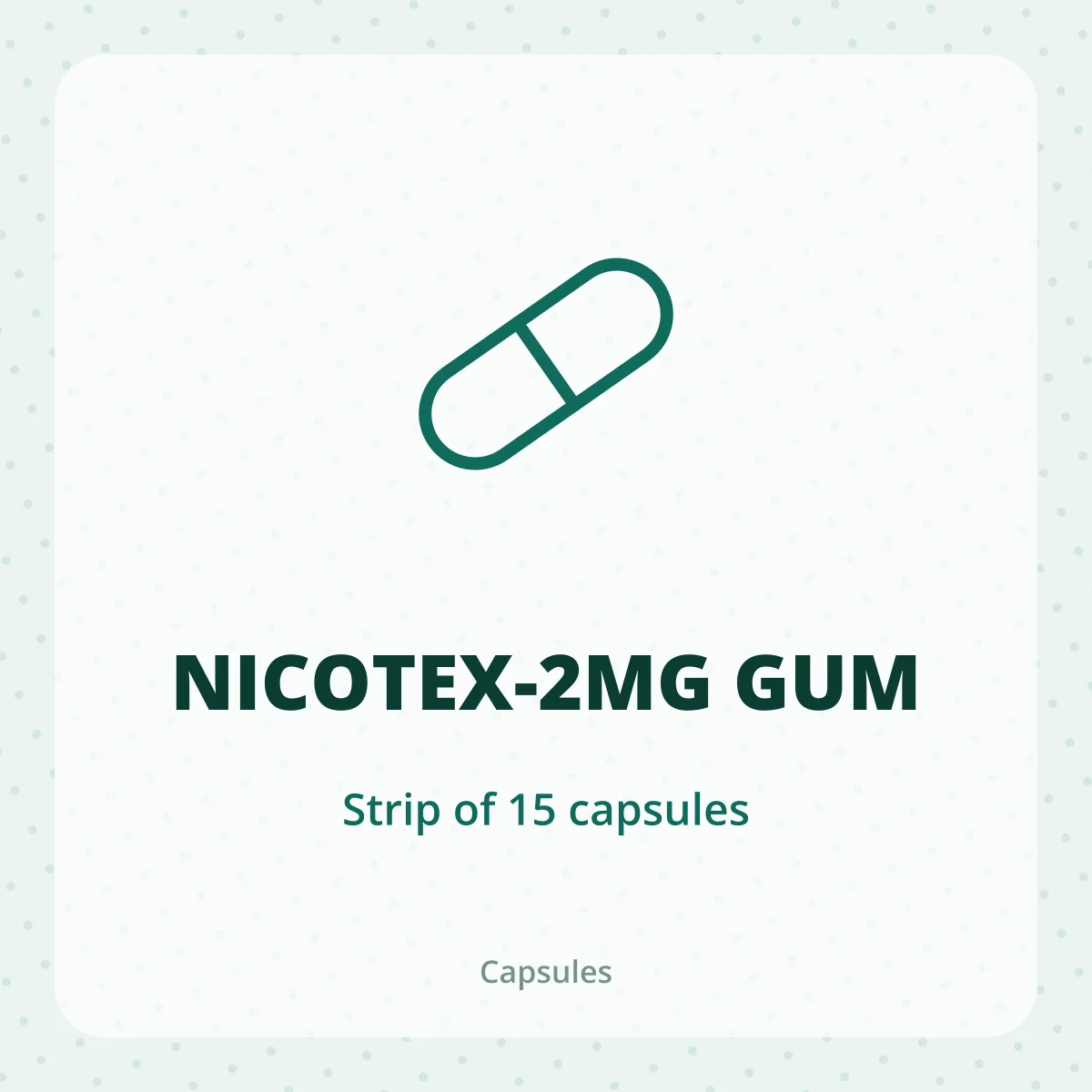 NICOTEX-2MG GUM 1X15