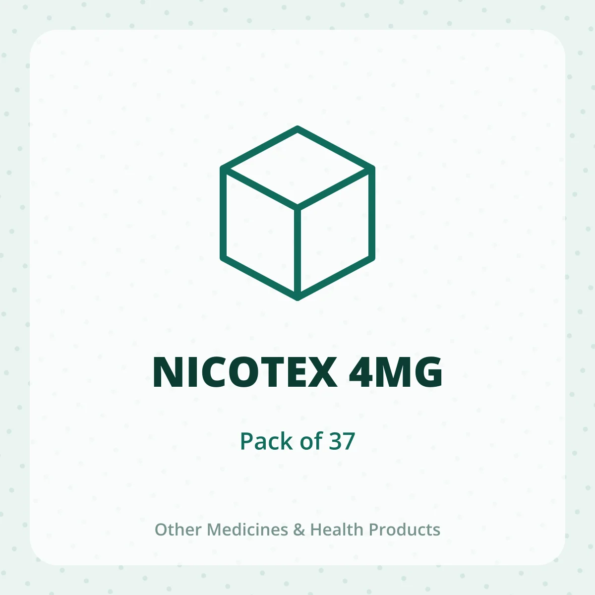 NICOTEX 4MG 1*37
