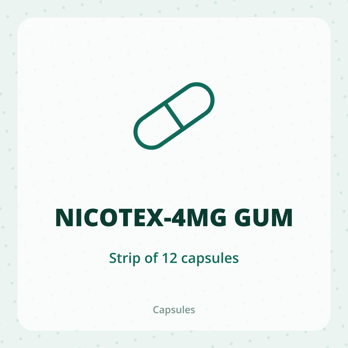 NICOTEX-4MG GUM 1X12