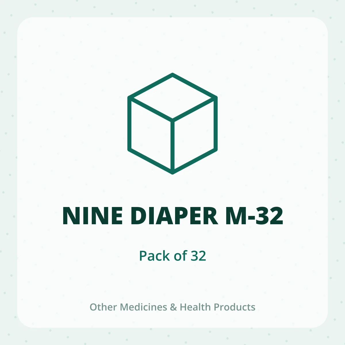 NINE DIAPER M-32 1X32