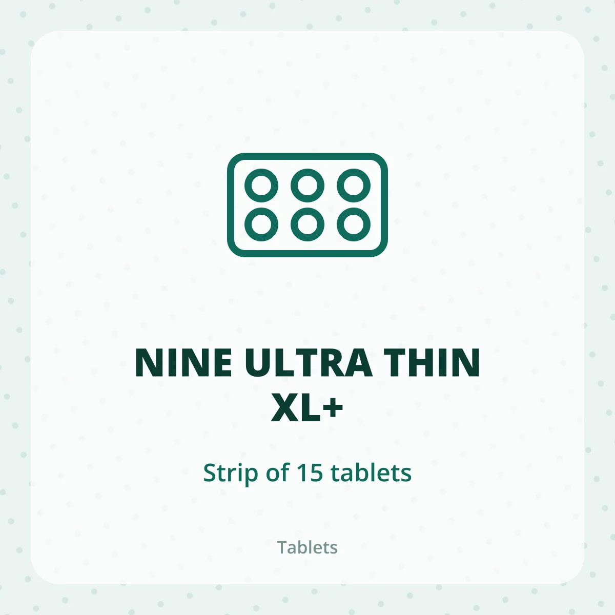 NINE ULTRA THIN XL+ 1X15