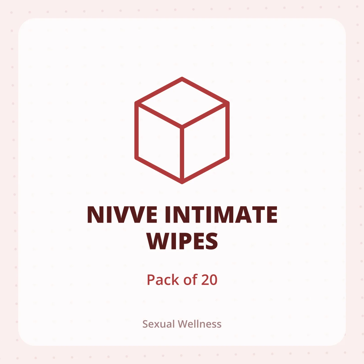 NIVVE INTIMATE WIPES 1*20
