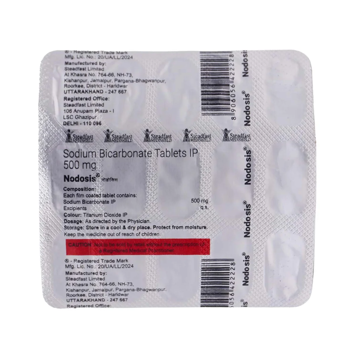NODOSIS-500MG TAB 1X15