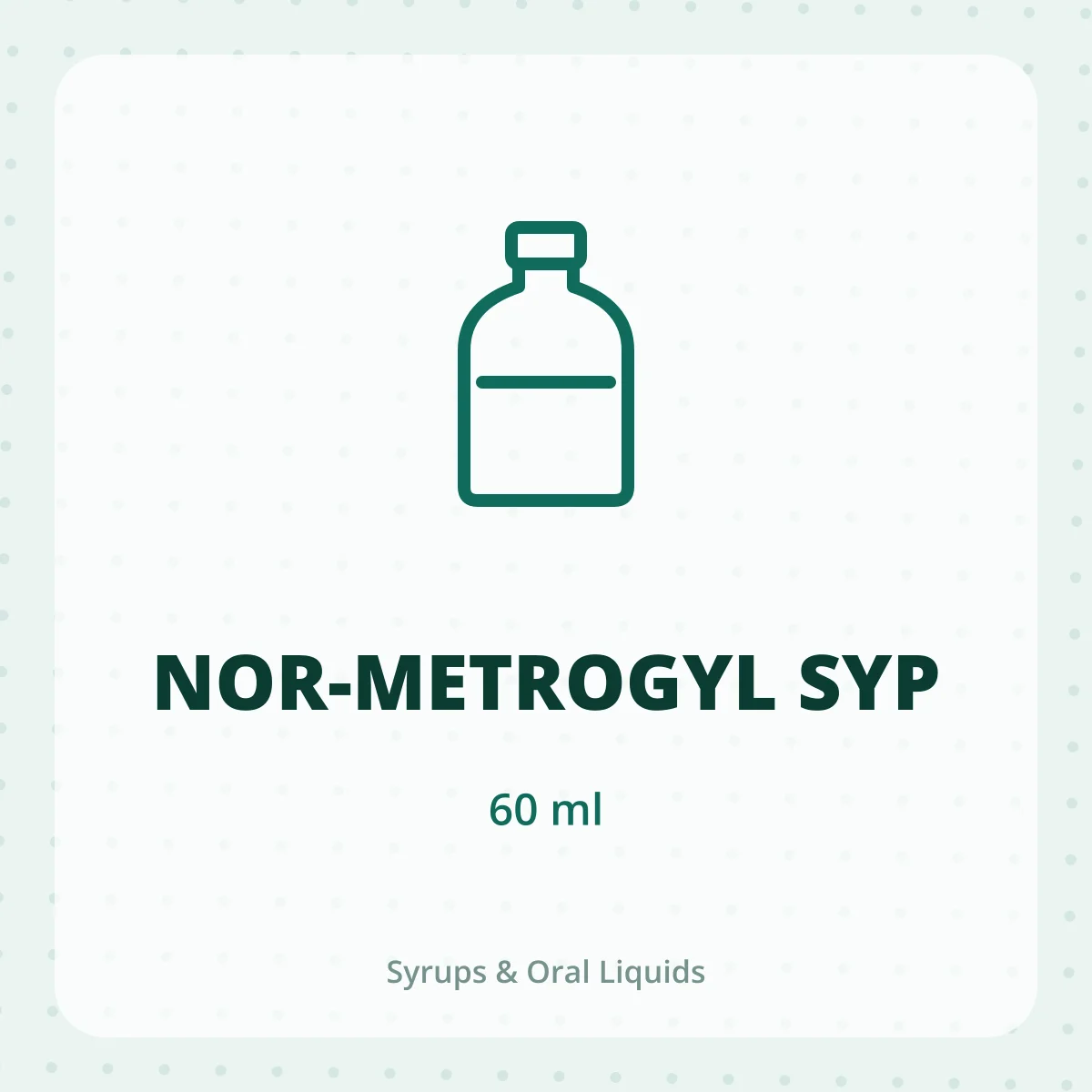 NOR-METROGYL SYP 1X60ML