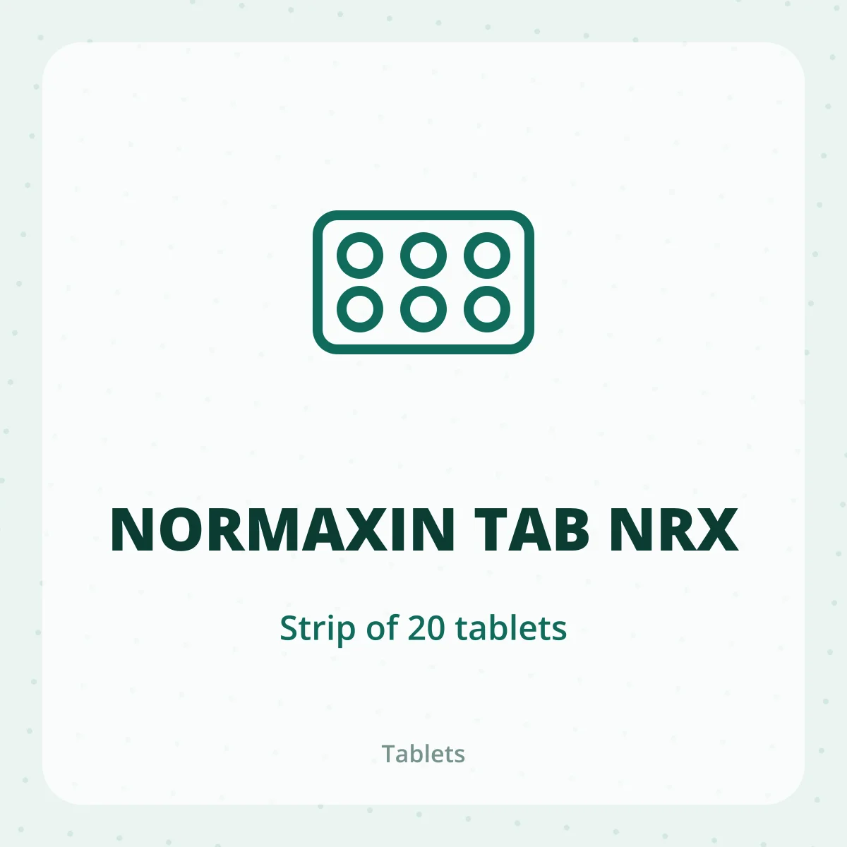 NORMAXIN TAB NRX 1X20