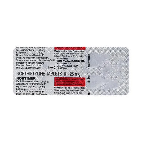 NORTIMER-25MG TAB 1X10