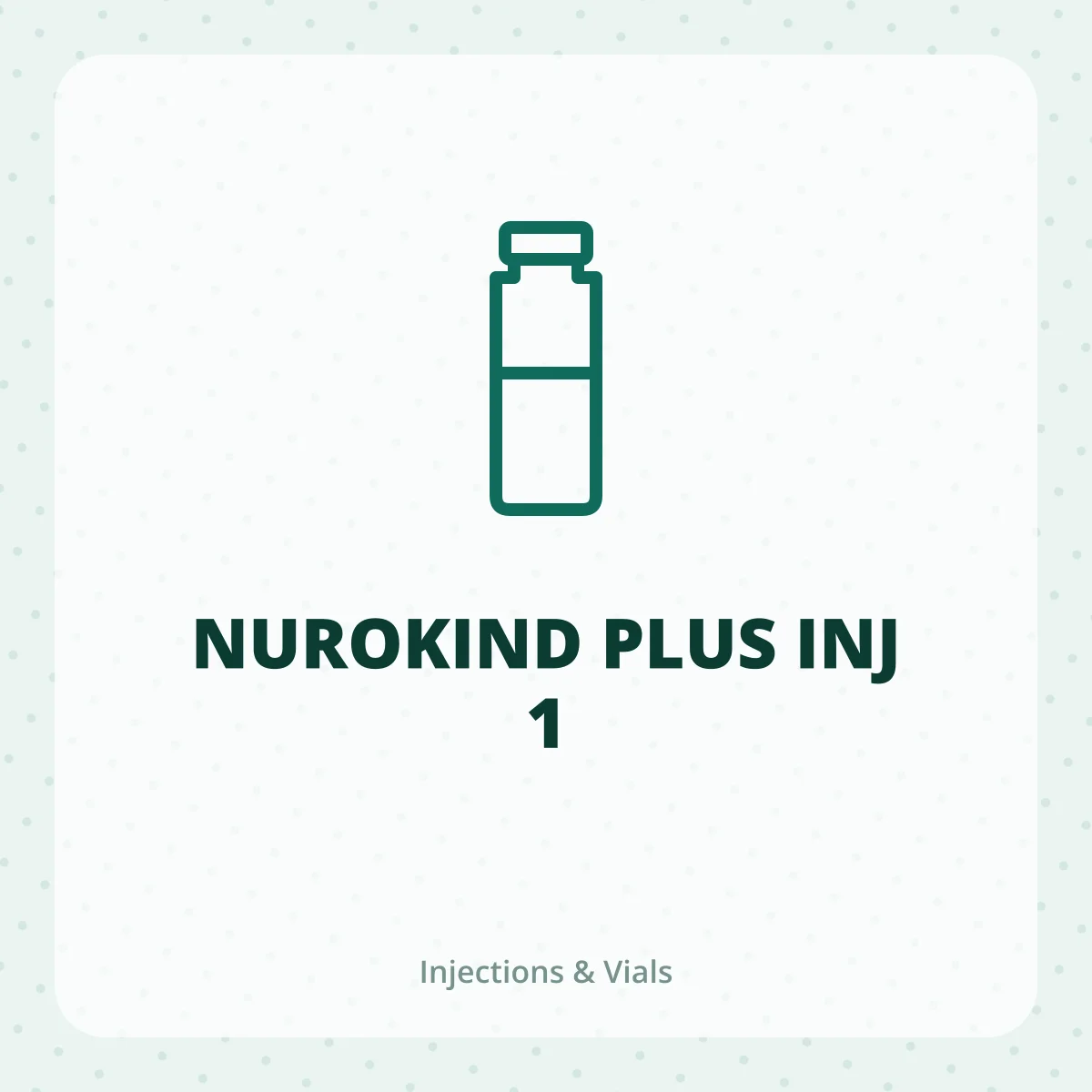 NUROKIND PLUS INJ 1